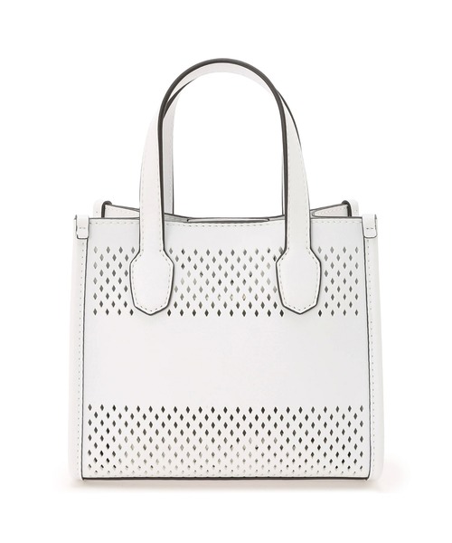 Guess（ゲス）の「KATEY Perforated Mini Tote（トートバッグ・レディース・ブラウン/ホワイト/ピンク/ブラック・ONE SIZE）」の12枚目の写真