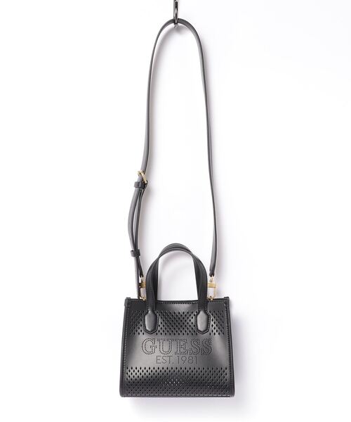 Guess（ゲス）の「KATEY Perforated Mini Tote（トートバッグ・レディース・ブラウン/ホワイト/ピンク/ブラック・ONE SIZE）」の5枚目の写真