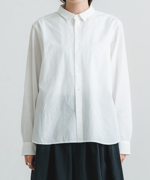 quadro（クオドロ）の「綿麻ダンプレギュラーシャツ（シャツ/ブラウス・レディース・オフホワイト・FREE）」の19枚目の写真