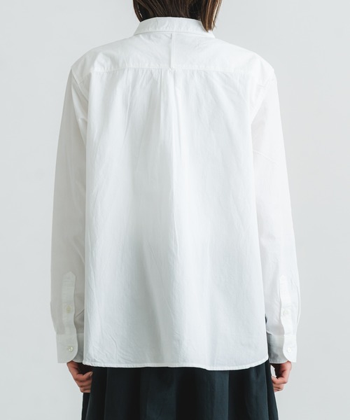 quadro（クオドロ）の「綿麻ダンプレギュラーシャツ（シャツ/ブラウス・レディース・オフホワイト・FREE）」の21枚目の写真