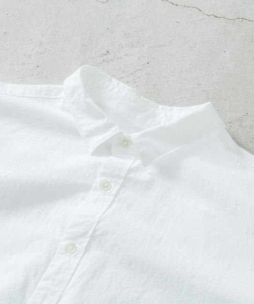 quadro（クオドロ）の「綿麻ダンプレギュラーシャツ（シャツ/ブラウス・レディース・オフホワイト・FREE）」の4枚目の写真