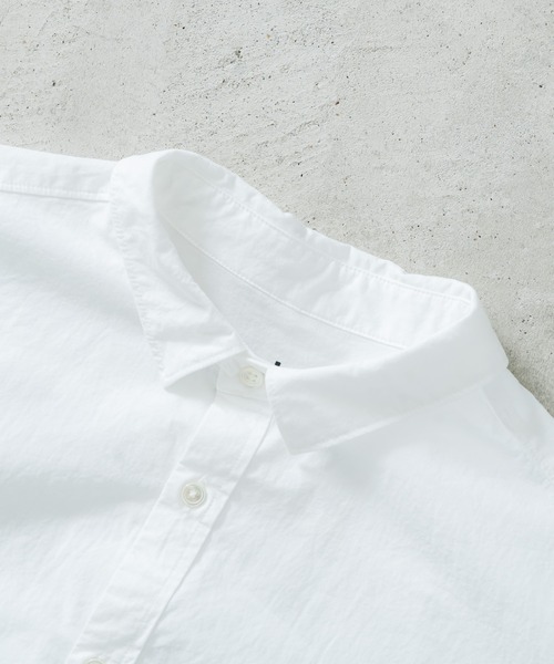 quadro（クオドロ）の「綿麻ダンプレギュラーシャツ（シャツ/ブラウス・レディース・オフホワイト・FREE）」の5枚目の写真