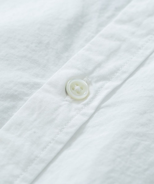 quadro（クオドロ）の「綿麻ダンプレギュラーシャツ（シャツ/ブラウス・レディース・オフホワイト・FREE）」の7枚目の写真