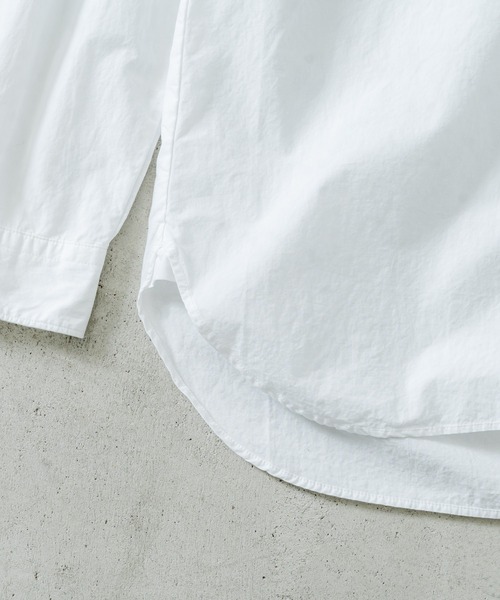 quadro（クオドロ）の「綿麻ダンプレギュラーシャツ（シャツ/ブラウス・レディース・オフホワイト・FREE）」の9枚目の写真