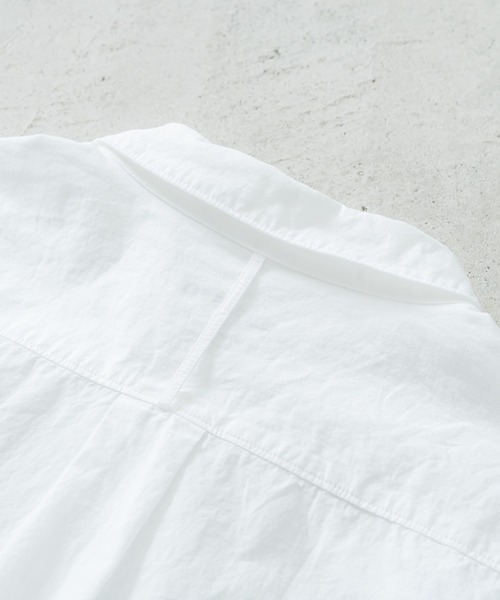 quadro（クオドロ）の「綿麻ダンプレギュラーシャツ（シャツ/ブラウス・レディース・オフホワイト・FREE）」の10枚目の写真
