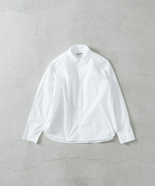 quadro（クオドロ）の「綿麻ダンプレギュラーシャツ（シャツ/ブラウス・レディース・オフホワイト・FREE）」の2枚目の写真