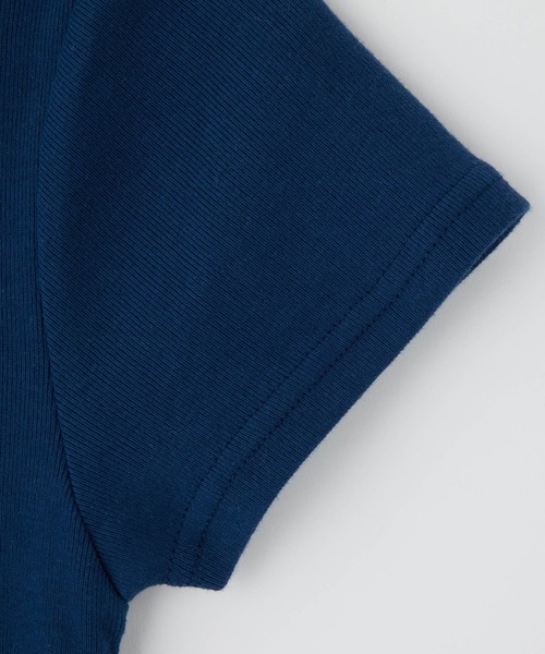 X-girl(エックスガール)の「LOGO CROPPED TOP(Tシャツ/カットソー・レディース・ブラック/ホワイト/ネイビー・S/M)」の7枚目の写真