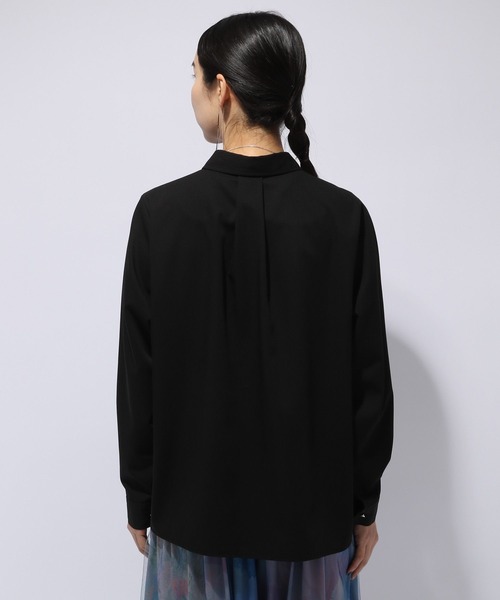 HARE（ハレ）の「カタアキメタルシャツ(HARE)（シャツ/ブラウス・レディース・ホワイト/ブラック・FREE）」の10枚目の写真