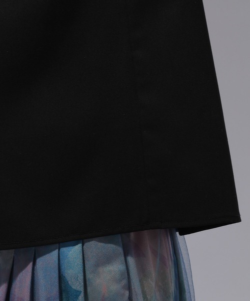 HARE（ハレ）の「カタアキメタルシャツ(HARE)（シャツ/ブラウス・レディース・ホワイト/ブラック・FREE）」の14枚目の写真