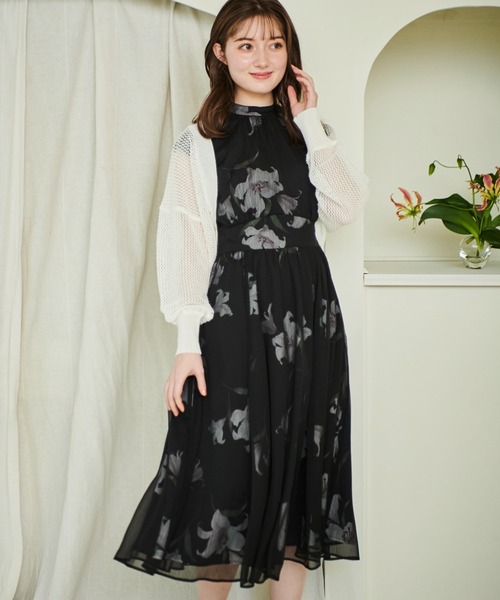 Noela（ノエラ）の「レイヤード花柄ワンピ（ワンピース）」 - WEAR