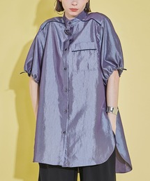 シャイニーロングシャツ