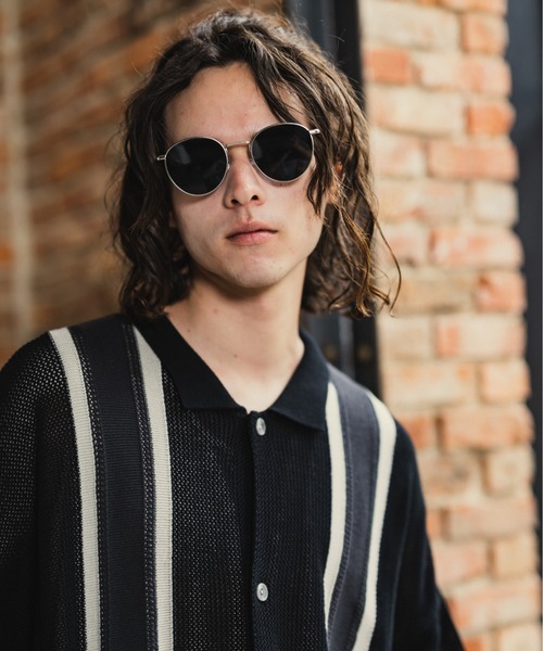 CASPER JOHN（キャスパージョン）の「Line knit shirts/ラインニットシャツ（シャツ/ブラウス・メンズ・アイボリー/ブラック/グリーン・SMALL/MEDIUM/LARGE）」の15枚目の写真