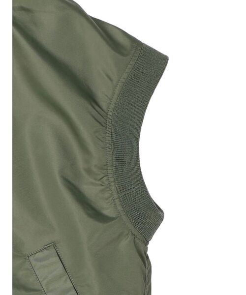 AMERICAN HOLIC(アメリカンホリック)の「MA-1ノースリーブブルゾン(その他アウター・レディース・カーキ・L/M)」の9枚目の写真