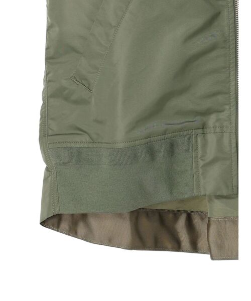 AMERICAN HOLIC(アメリカンホリック)の「MA-1ノースリーブブルゾン(その他アウター・レディース・カーキ・L/M)」の11枚目の写真