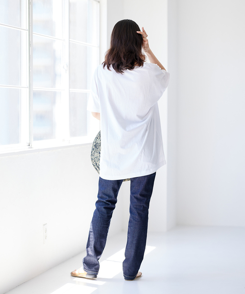 JOURNAL STANDARD(ジャーナルスタンダード)の「NATUREビッグロゴTシャツ(Tシャツ/カットソー・レディース・ブラック系その他/ホワイト・FREE)」の16枚目の写真