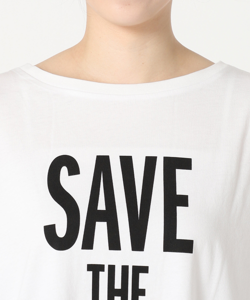 JOURNAL STANDARD(ジャーナルスタンダード)の「NATUREビッグロゴTシャツ(Tシャツ/カットソー・レディース・ブラック系その他/ホワイト・FREE)」の19枚目の写真