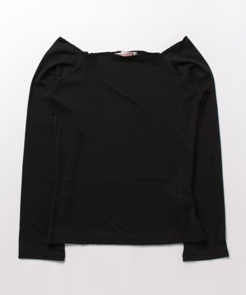 NinaetLina（ニナエリナ）の「オフショルカットソー（Tシャツ/カットソー・レディース・ブラック/チャコール・FREE）」の10枚目の写真