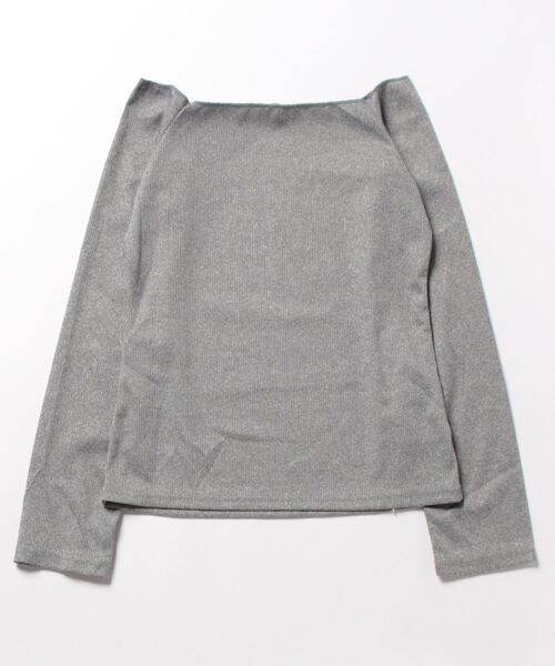 NinaetLina（ニナエリナ）の「オフショルカットソー（Tシャツ/カットソー・レディース・ブラック/チャコール・FREE）」の9枚目の写真