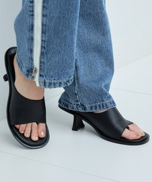 casane | ラウンドトゥライナーカラーサンダル(サンダル)