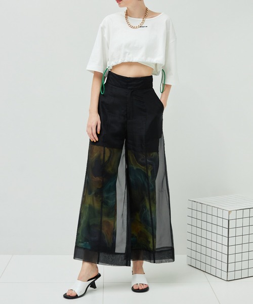 casane(カサネ)の「ラウンドトゥライナーカラーサンダル(サンダル・レディース・ブラック/ホワイト・0/1/2)」の13枚目の写真