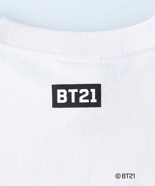 Right-on(ライトオン)の「BT21サークルプリントT(Tシャツ/カットソー・レディース・ホワイト/ブラック・M/L)」の10枚目の写真