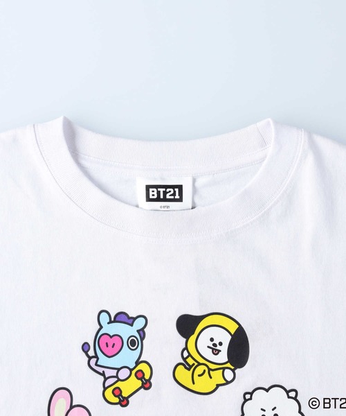 Right-on(ライトオン)の「BT21サークルプリントT(Tシャツ/カットソー・レディース・ホワイト/ブラック・M/L)」の12枚目の写真