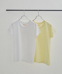 【Hanes（ヘインズ）】クルーネックT 5.3oz Japan Fit for HER（2枚組）