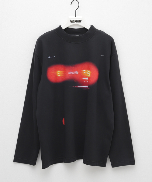 EYTYS(エイティス)の「【EYTYS / エイティーズ】COMPTON RED LIGHT(Tシャツ/カットソー・メンズ・ブラック・MEDIUM)」の1枚目の写真