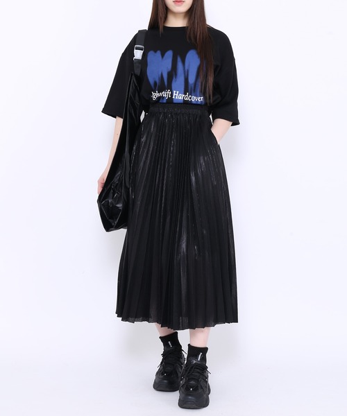 Figments（フィグメンツ）の「メタリックショッパーバッグ（トートバッグ・レディース・ブラック/シルバー・FREE）」の11枚目の写真