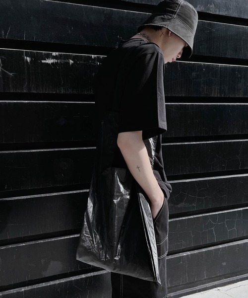 Figments（フィグメンツ）の「メタリックショッパーバッグ（トートバッグ・レディース・ブラック/シルバー・FREE）」の16枚目の写真