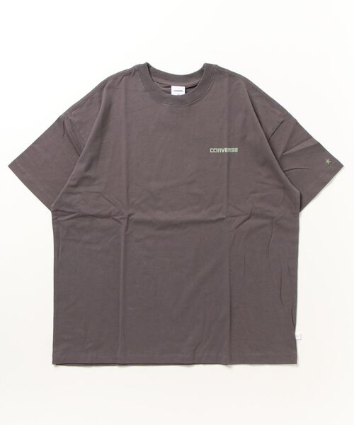 CONVERSE（コンバース）の「CONVERSE/コンバース ビッグシルエット ヴィンテージライク バックプリント  ワンポイントロゴ  半袖Tシャツ（Tシャツ/カットソー・レディース・ホワイト/チャコールグレー/ホワイト系その他/グレー系その他・M/L）」の11枚目の写真