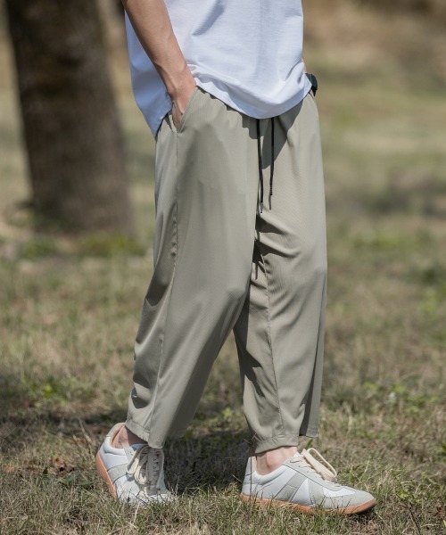 Auntie Rosa（アンティローザ）の「【Shoowtime】クールタッチ ルーズフィット タック ワイド イージーパンツ（その他パンツ・メンズ・ベージュ/グリーン/ブラック・XX-LARGE/X-LARGE/LARGE/MEDIUM）」の11枚目の写真
