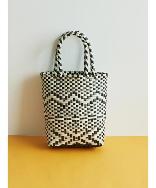 AMERICAN HOLIC(アメリカンホリック)の「モノトーンメルカドミニBAG(エコバッグ/サブバッグ・レディース・ブラック・FREE)」の1枚目の写真