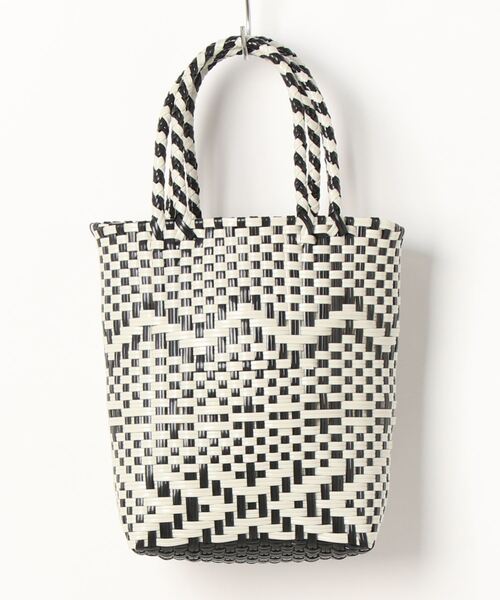 AMERICAN HOLIC(アメリカンホリック)の「モノトーンメルカドミニBAG(エコバッグ/サブバッグ・レディース・ブラック・FREE)」の5枚目の写真