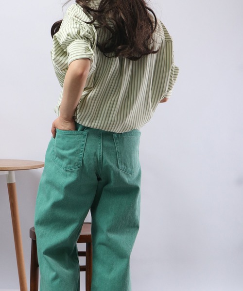 Blasty(ブラスティー)の「BLASTY カラーデニムパンツ(デニムパンツ・レディース・グレイッシュベージュ/ピンク/グリーン/イエロー・F)」の6枚目の写真