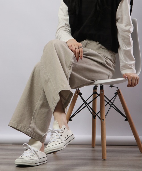 Blasty(ブラスティー)の「BLASTY カラーデニムパンツ(デニムパンツ・レディース・グレイッシュベージュ/ピンク/グリーン/イエロー・F)」の20枚目の写真