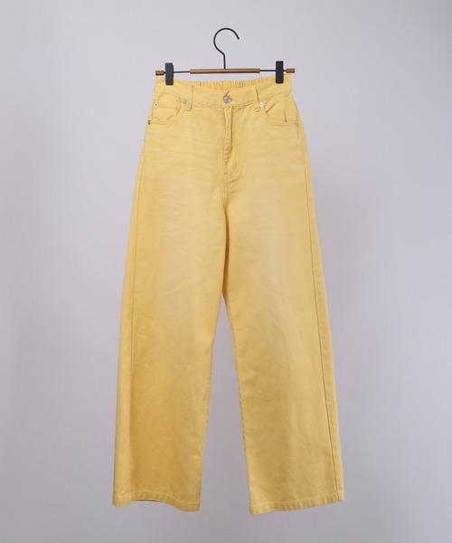 Blasty(ブラスティー)の「BLASTY カラーデニムパンツ(デニムパンツ・レディース・グレイッシュベージュ/ピンク/グリーン/イエロー・F)」の8枚目の写真