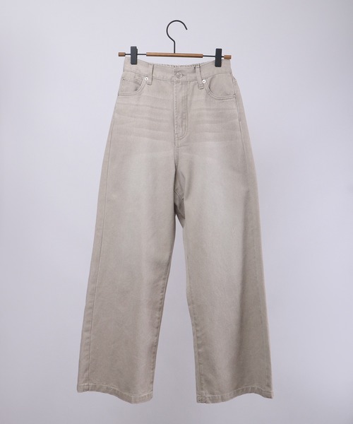 Blasty(ブラスティー)の「BLASTY カラーデニムパンツ(デニムパンツ・レディース・グレイッシュベージュ/ピンク/グリーン/イエロー・F)」の18枚目の写真