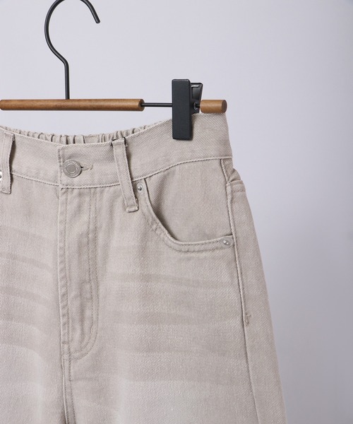 Blasty(ブラスティー)の「BLASTY カラーデニムパンツ(デニムパンツ・レディース・グレイッシュベージュ/ピンク/グリーン/イエロー・F)」の19枚目の写真