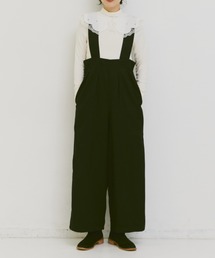 Libra Cue | ハイウエストワイドサロペット(サロペット/オーバーオール)