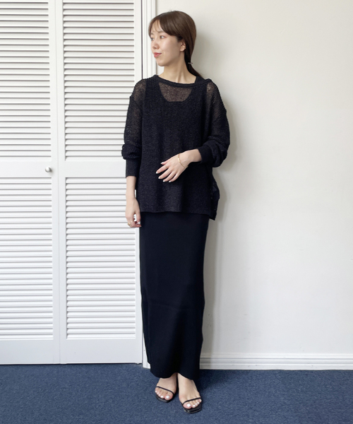 plage（プラージュ）の「kahlua silkコン ドレス（ドレス・レディース・ホワイト/ブラック・FREE）」の22枚目の写真