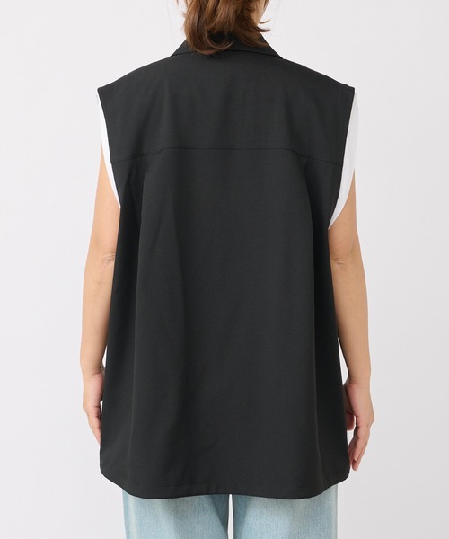 RIVE DROITE(リヴドロワ)の「テーラードベスト(ベスト・レディース・ブラック/カーキ/アイボリー・FREE)」の16枚目の写真