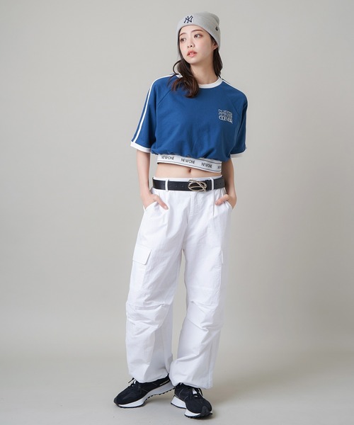 SPINNS(スピンズ)の「UNIVバックルデザイン 合皮ベルト(ベルト・レディース・ブラック・ONESIZE)」の2枚目の写真