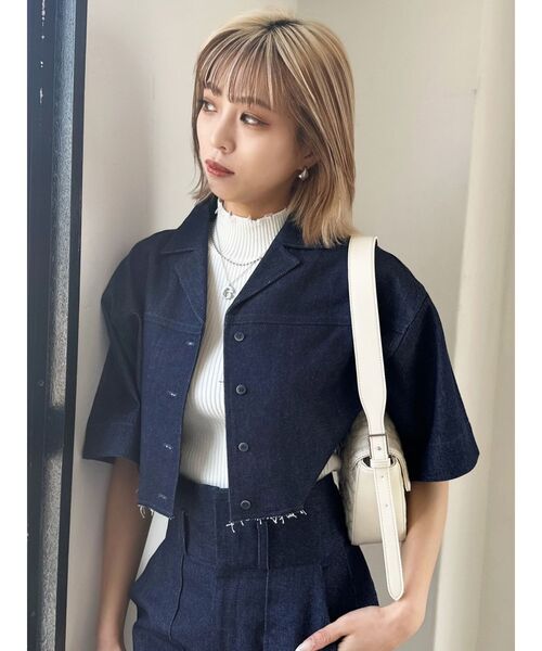 EMODA（エモダ）の「マークキルティングバッグ（ハンドバッグ・レディース・アイボリー/シルバー/ブラック・FREE）」の7枚目の写真