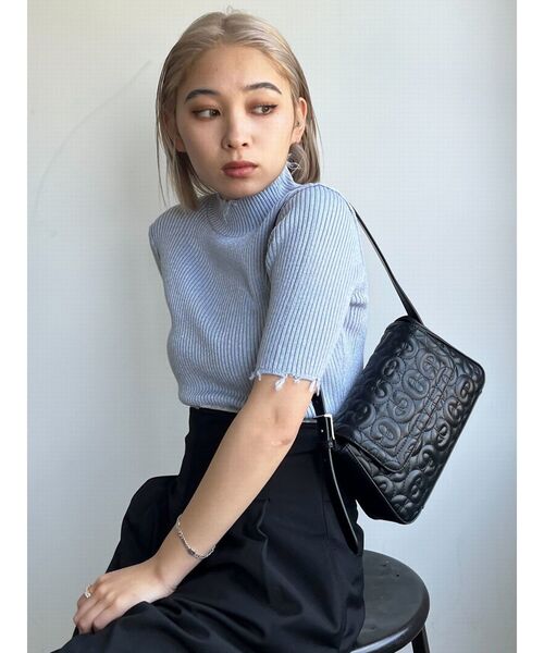 EMODA（エモダ）の「マークキルティングバッグ（ハンドバッグ・レディース・アイボリー/シルバー/ブラック・FREE）」の11枚目の写真