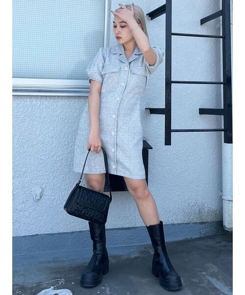 EMODA（エモダ）の「マークキルティングバッグ（ハンドバッグ・レディース・アイボリー/シルバー/ブラック・FREE）」の16枚目の写真