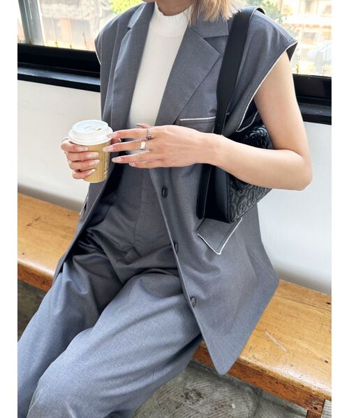 EMODA（エモダ）の「マークキルティングバッグ（ハンドバッグ・レディース・アイボリー/シルバー/ブラック・FREE）」の17枚目の写真