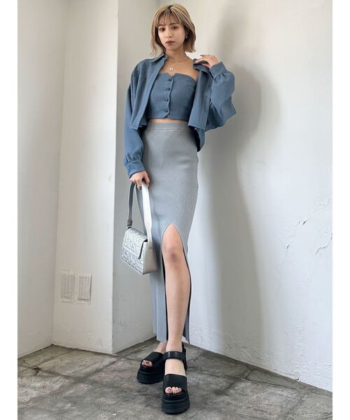 EMODA（エモダ）の「マークキルティングバッグ（ハンドバッグ・レディース・アイボリー/シルバー/ブラック・FREE）」の20枚目の写真