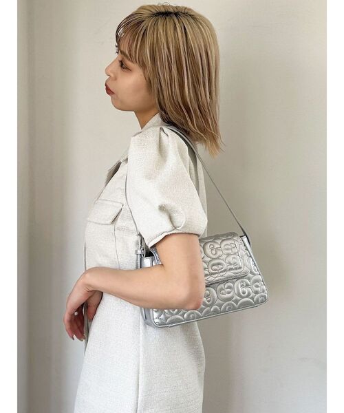 EMODA（エモダ）の「マークキルティングバッグ（ハンドバッグ・レディース・アイボリー/シルバー/ブラック・FREE）」の22枚目の写真