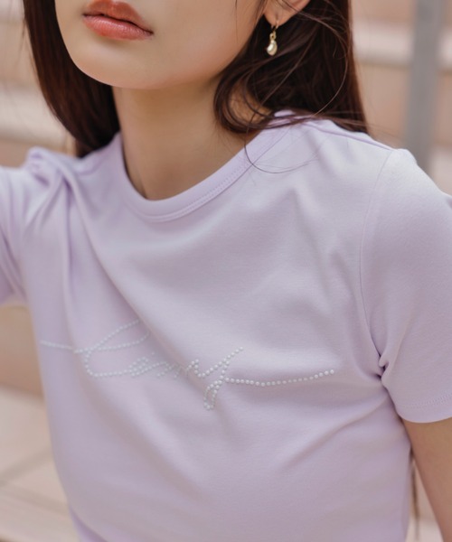 セール】【ZOZOTOWN限定】eimyパールロゴTシャツ（Tシャツ
